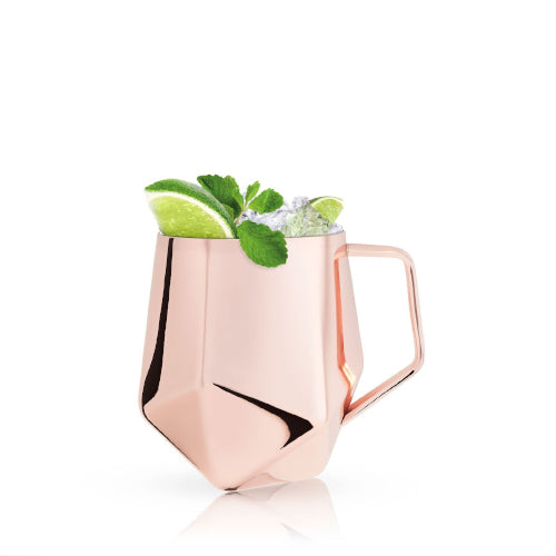 Faceted Moscow Mule Mugs