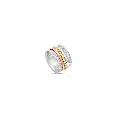 Sterling silver spinner ring