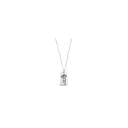 Sterling silver Birthflower necklace