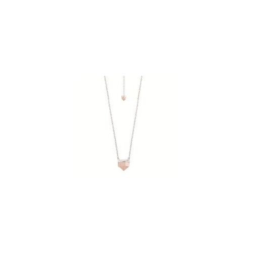 Rose Quartz Pencil Point Necklace