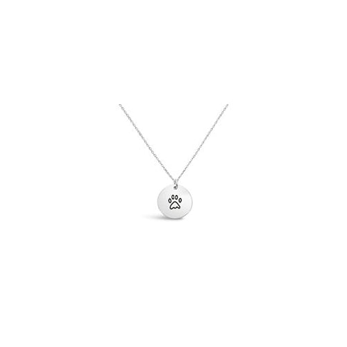 Paw Print Disc Necklace 40+5cm