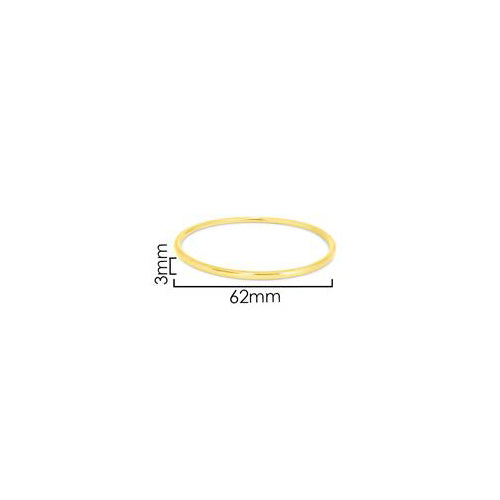 Gold plated bangle