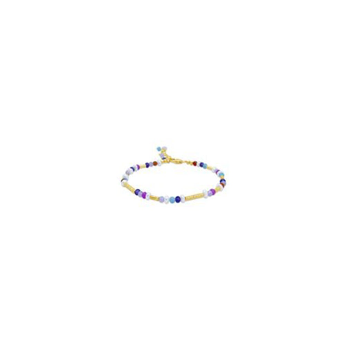 Sterling silver multi stone bracelet