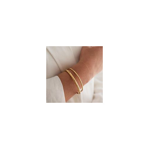Gold plated bangle