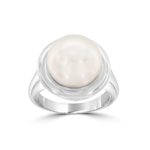 Sterling Silver South Sea Pearl Ring