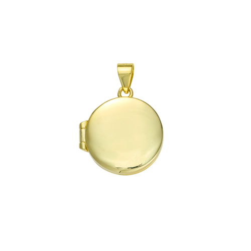 Gold plated round locket