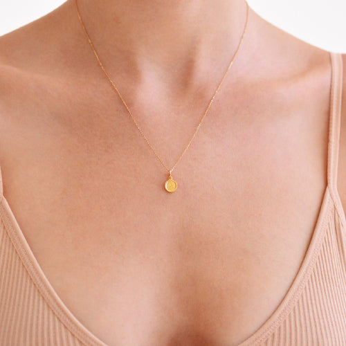 S Initial Antique Pendant