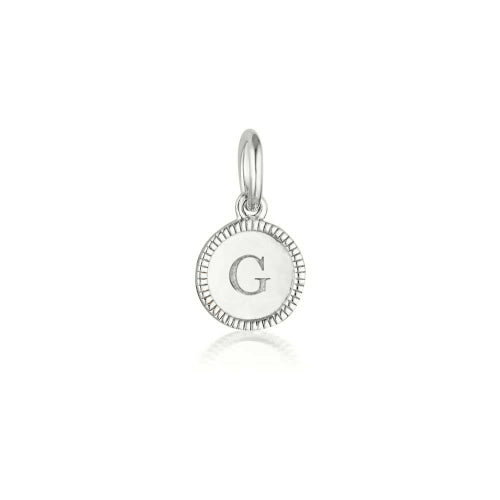 G Initial Antique Pendant