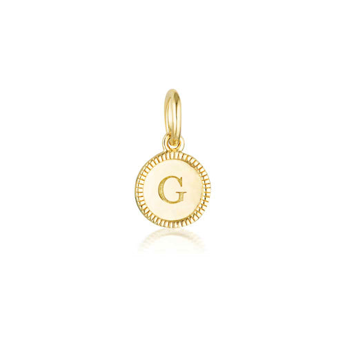 G Initial Antique Pendant