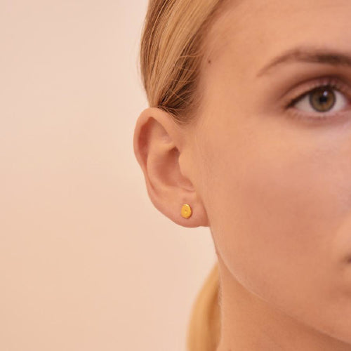 Sterling silver Vega earring