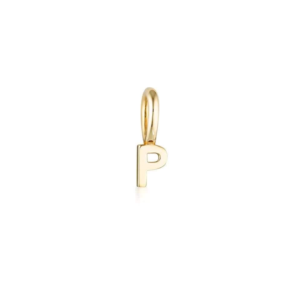9ct Tiny Letter Charm