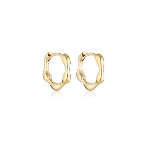 Organica mini hoop earrings