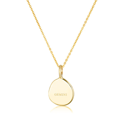 Gemini Zodiac necklace