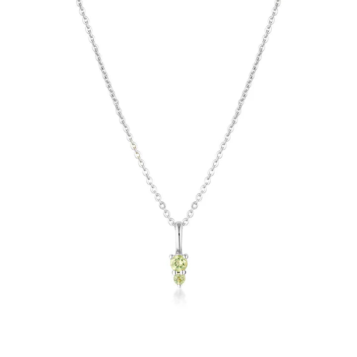 August birthstone necklace