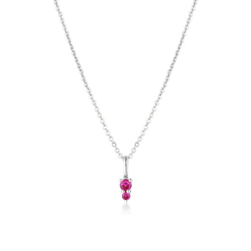 July birthstone necklace