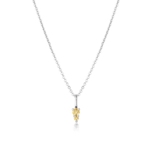 November birthstone necklace