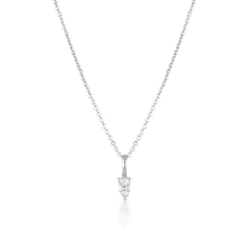 April birthstone necklace