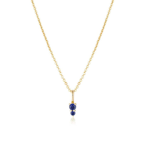 September birthstone necklace
