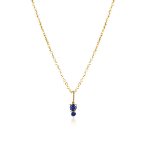 September birthstone necklace