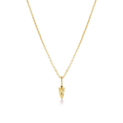 November birthstone necklace
