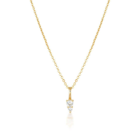 April birthstone necklace