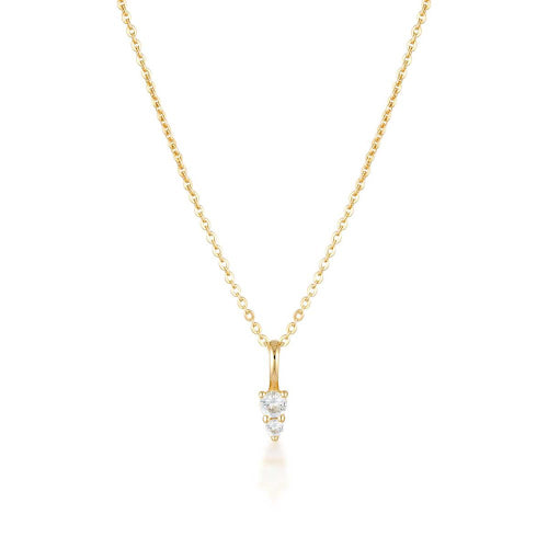 April birthstone necklace