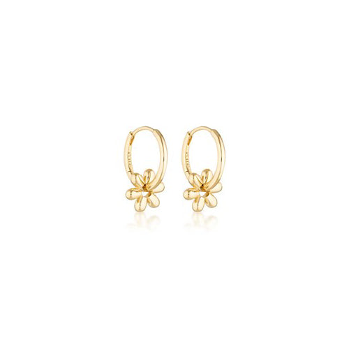 Daisy huggie earrings
