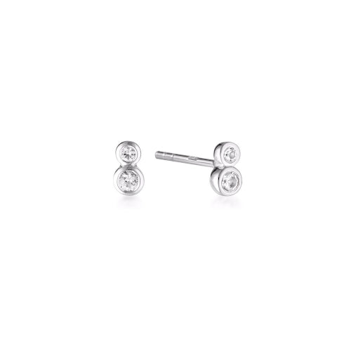 Duo stud earrings