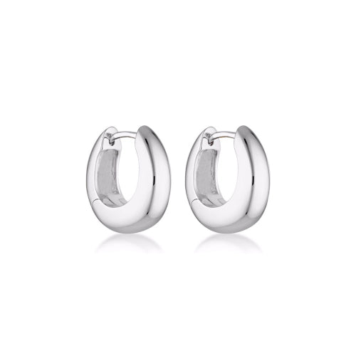 Bold huggie earrings