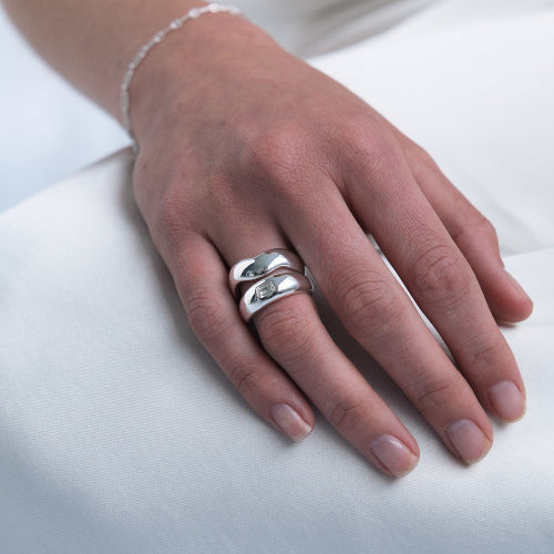 Rocco silver ring