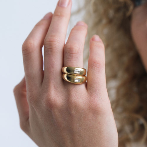 Rocco gold ring