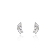 Ebb Studs - Lab Sapphire