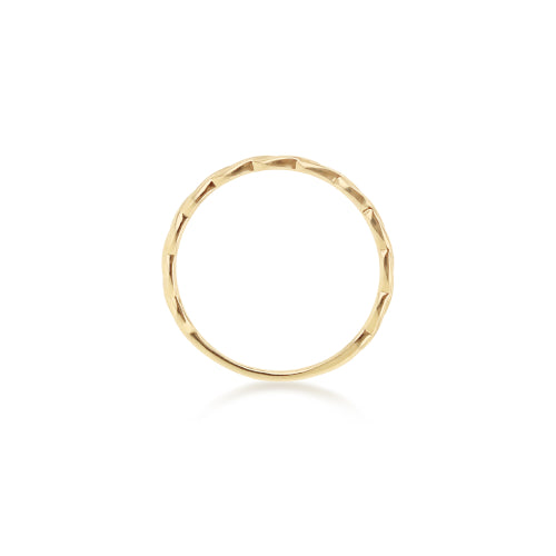 9ct  Fine Twist Stacker Ring