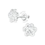 Sterling silver screw back earrings