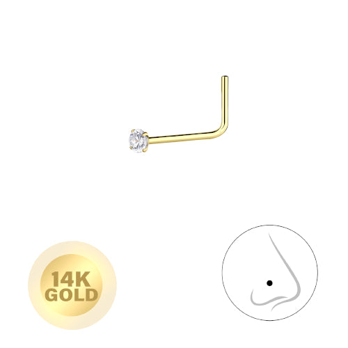 14ct gold nose jewellery