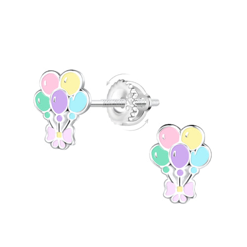 Balloon Screw Back Earrings