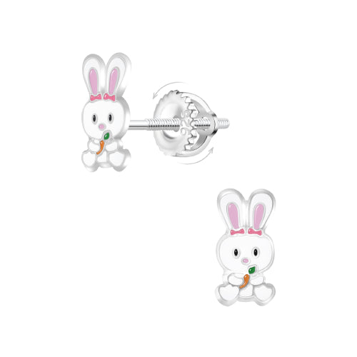 Bunny Screw Back Earrings