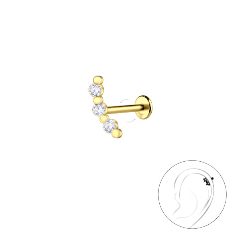 Flat Back Labret