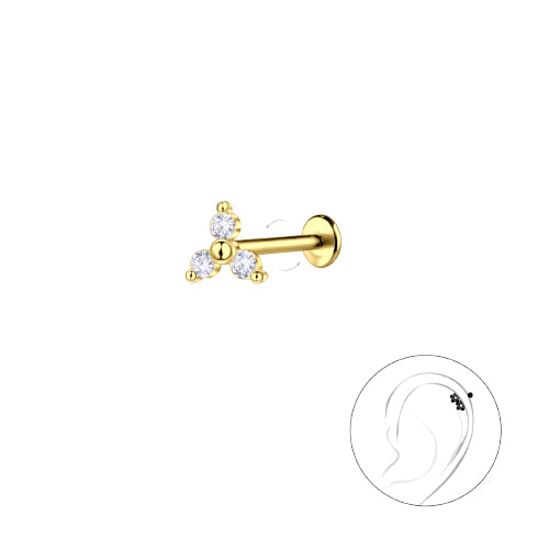 Flat Back Labret