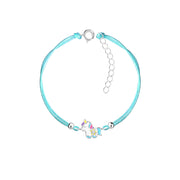 Unicorn cord bracelet