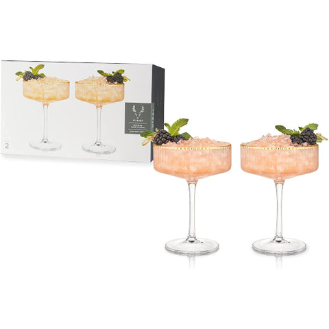 Meridian coupe glasses