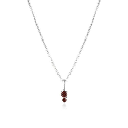 January Birthstone Necklace