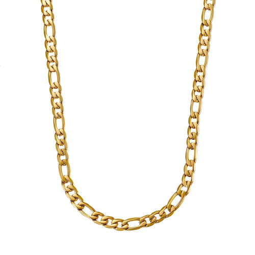 60cm Steel Figaro Chain 8mm