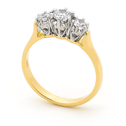 9ct Diamond ring