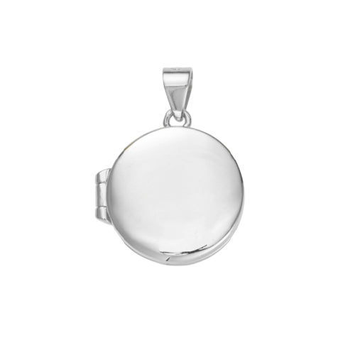 Sterling silver round locket