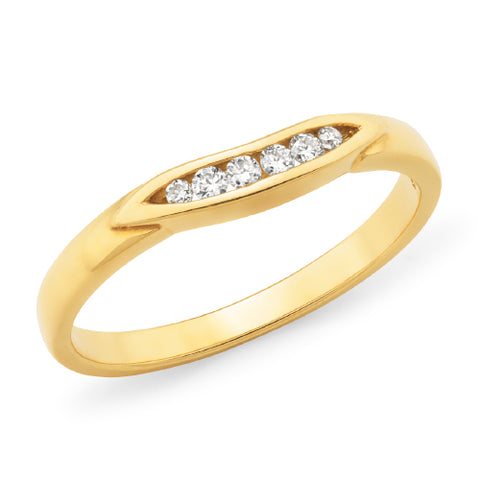 18ct Diamond wedding ring