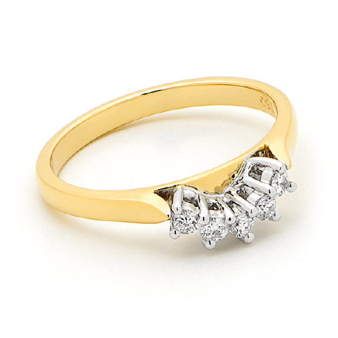 18ct white gold Eternity ring