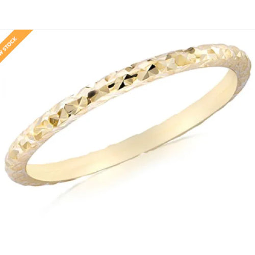 9ct Solid Stacker Ring
