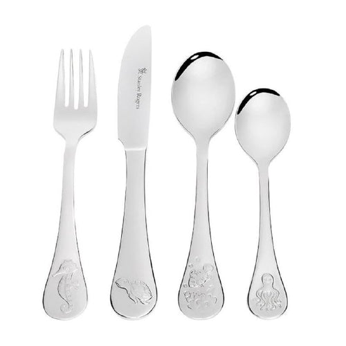 Children's Sea Animals Cutlery Set 4pc