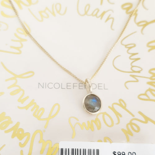 Selene Labradorite gem necklace